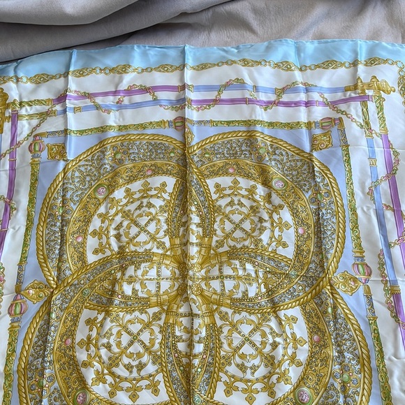 LANCEL Paris silk scarf - Picture 6 of 8